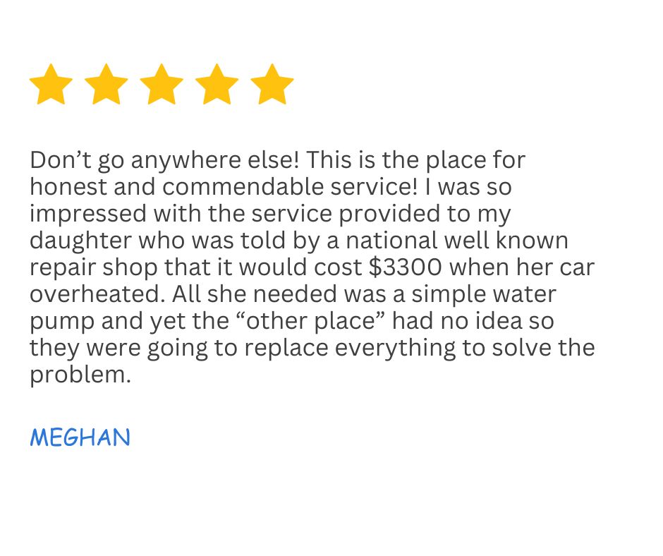 Came here for a brake inspection, a new set of tires and an oil change. The entire thing was inexpensive and quick. When I returned for some engine power issues, they diagnosed and solved my issue (5)